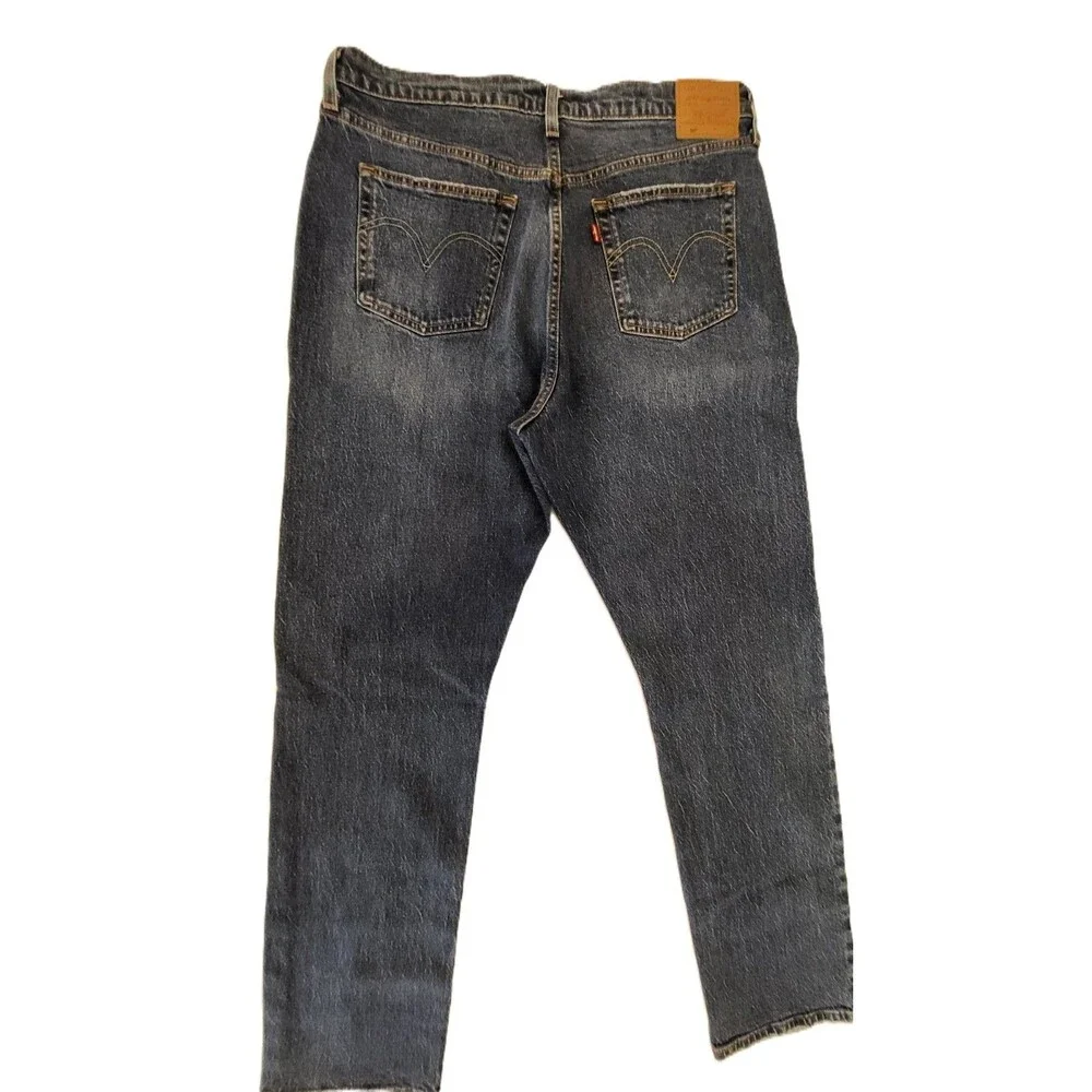 Levi’s 501 Premium Men’s Jeans W34 L32 Dark Wash Straight Leg Button Fly